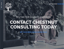 Tablet Screenshot of chestnutconsulting.com